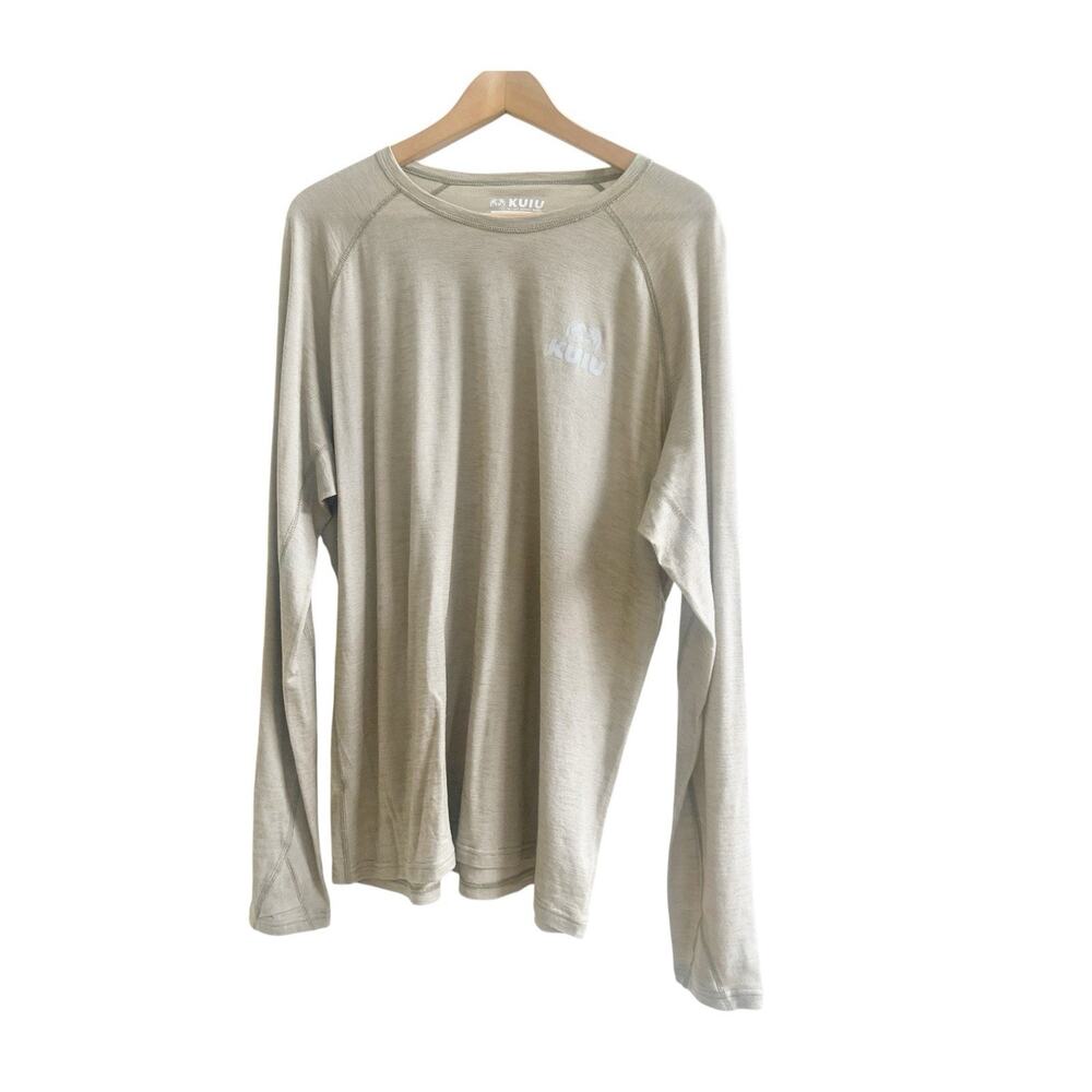 Kuiu Nuyarn Merino Wool Blend Shirt Men XL Long Sleeve 150 Gorpcore Gold Hunting